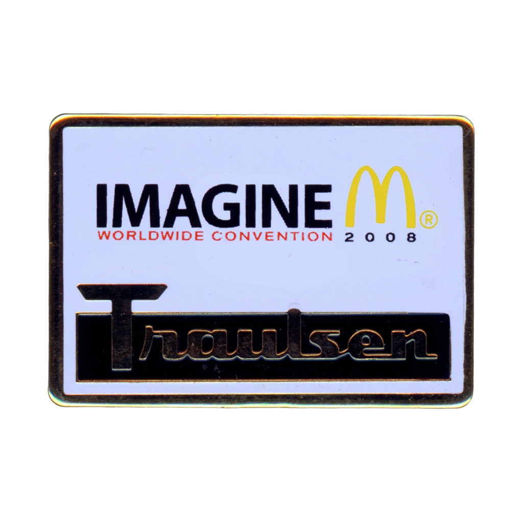 McDonald's Imagine Worldwide Convention Traulsen 2008 Lapel Pin Front