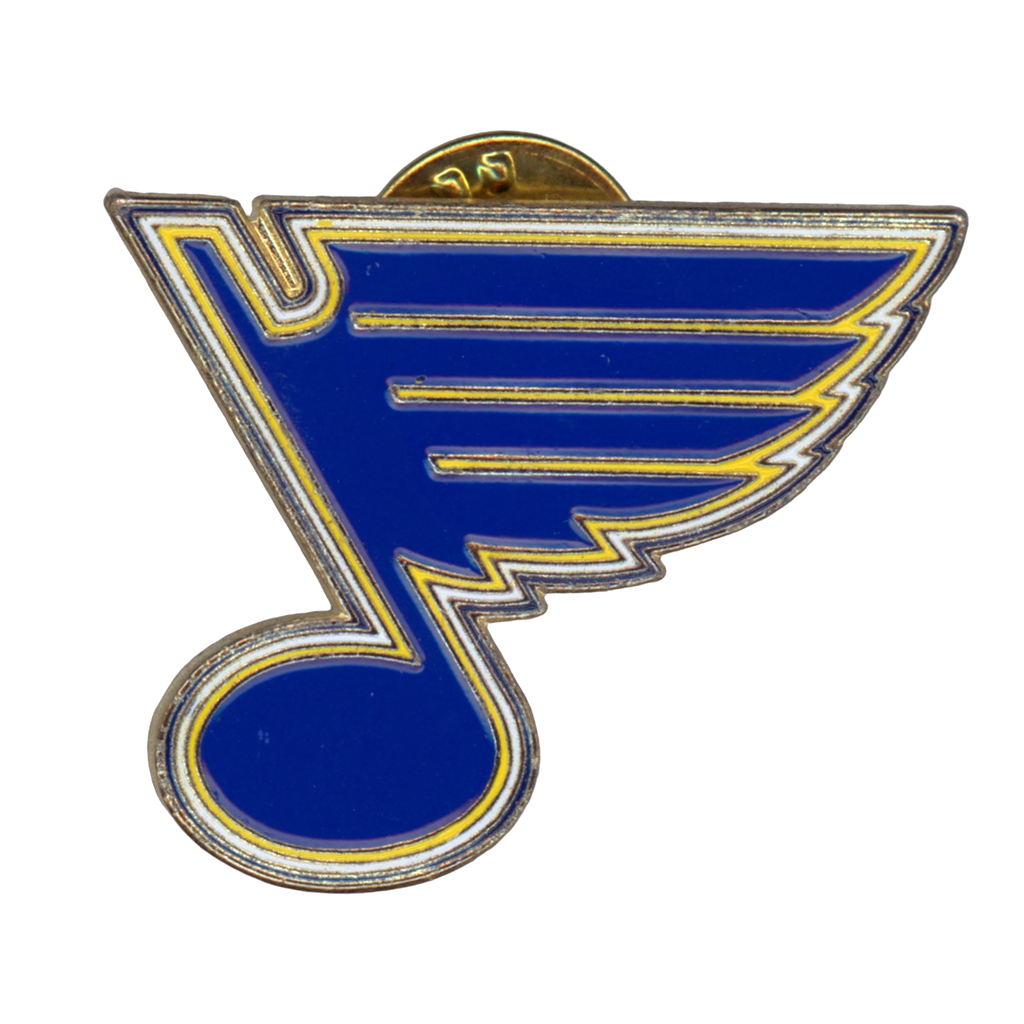 St. Louis Blues Logo Vintage Lapel Pin Front