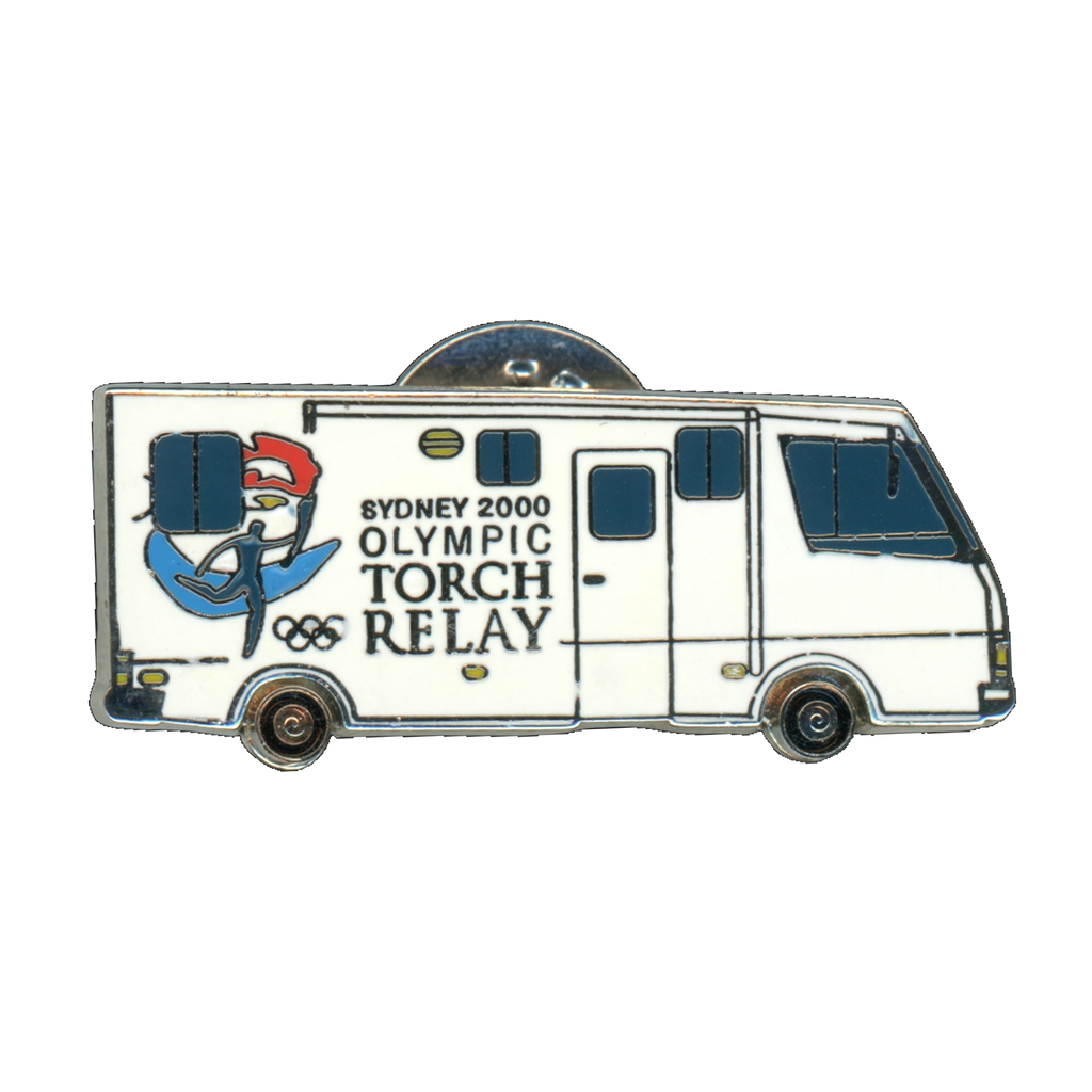 Sydney 2000 Olympics Torch Relay Motorhome Lapel Pin Front