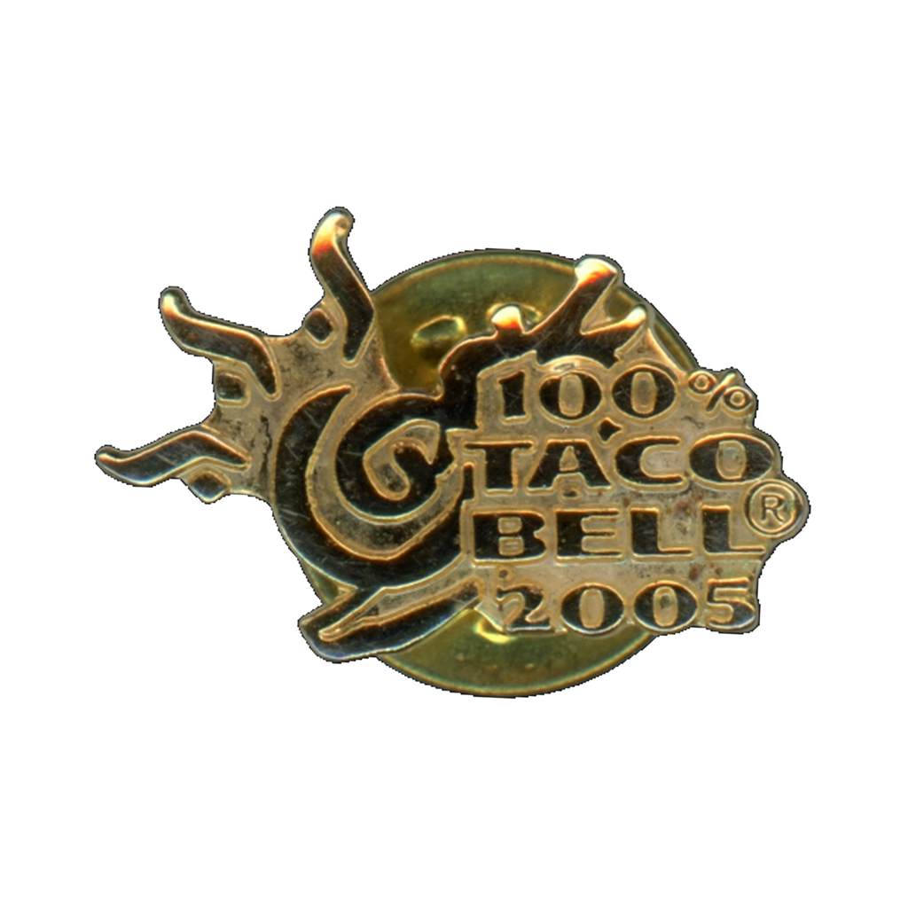 Taco Bell 100% 2005 Lapel Pin Front