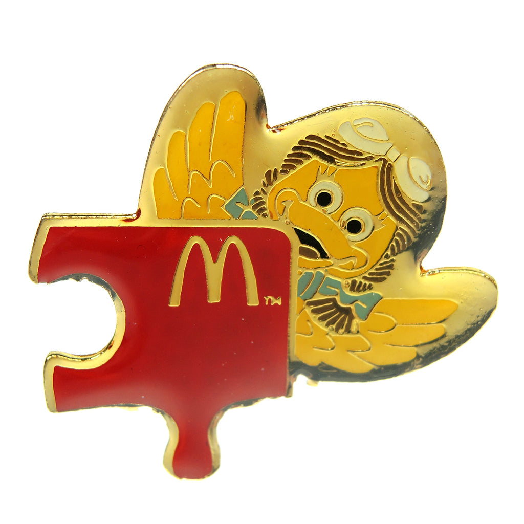 McDonald's Puzzle Piece Birdie the Early Bird Lapel Pin - Fazoom