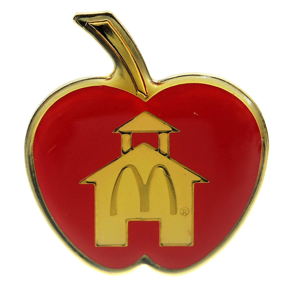 McDonald's Teacher Apple Lapel Pin - Fazoom