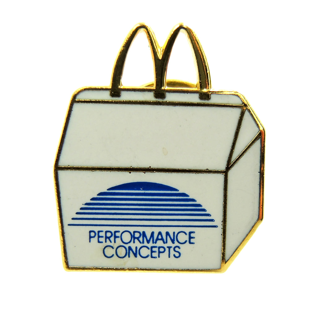 McDonald's Performance Concepts Happy Meal Box Lapel Pin - Fazoom