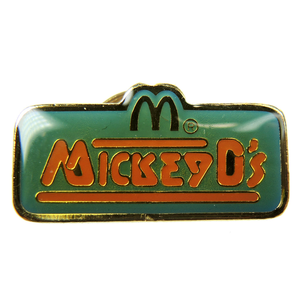 McDonald's Mickey D's Rectangle Lapel Pin - Fazoom