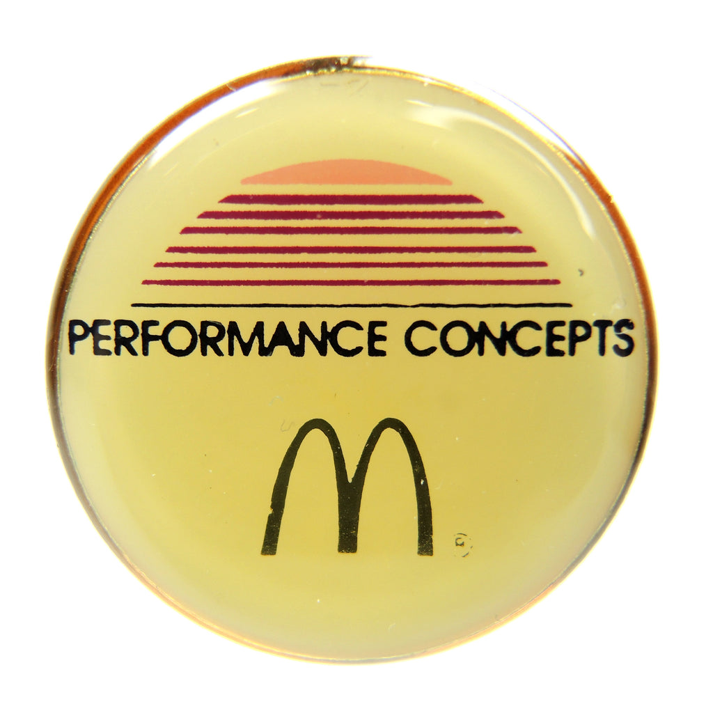 McDonald's Performance Concepts Round Lapel Pin - Fazoom