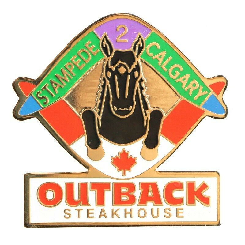Outback Steakhouse Calgary Stampede Canada Lapel Pin - Fazoom