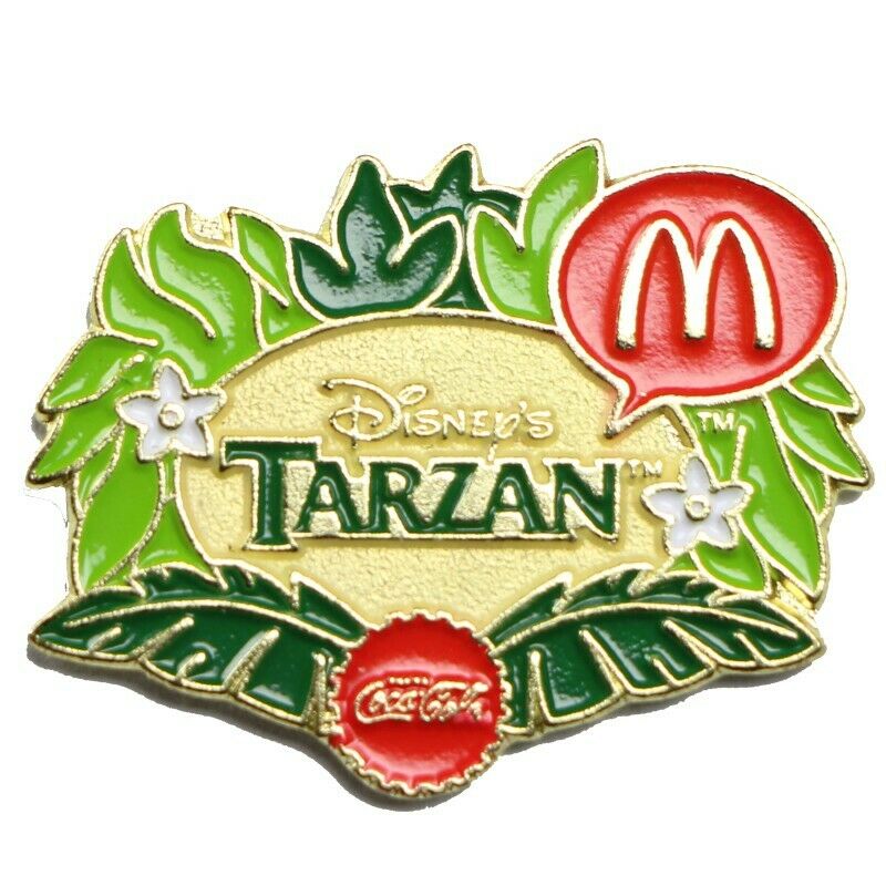 McDonald's Disney Tarzan Coca-Cola Lapel Pin - Fazoom