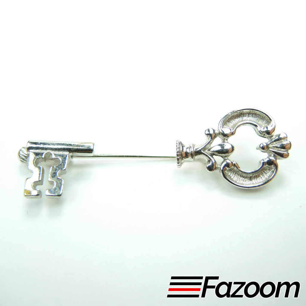 Avon Vintage Key Brooch Stick Pin - Fazoom