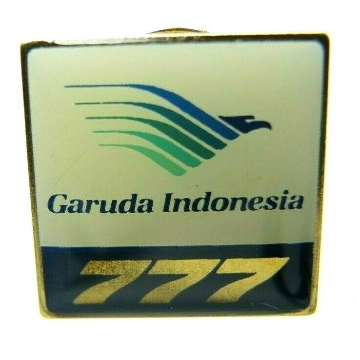 Garuda Indonesia Airline Boeing 777 Aviation Gold Tone Lapel Pin - Fazoom