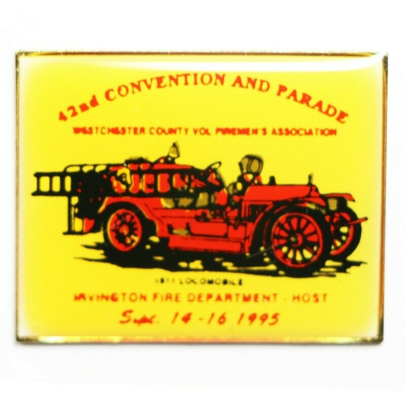 Westchester County Volunteer Firemen's Association 42nd Convention & Parade Pin - Fazoom