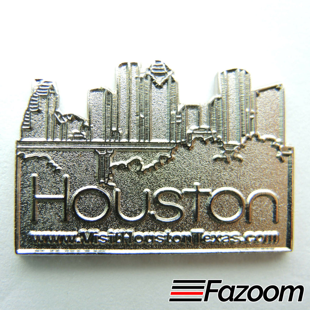 Houston Texas Skyline Lapel Pin - Fazoom