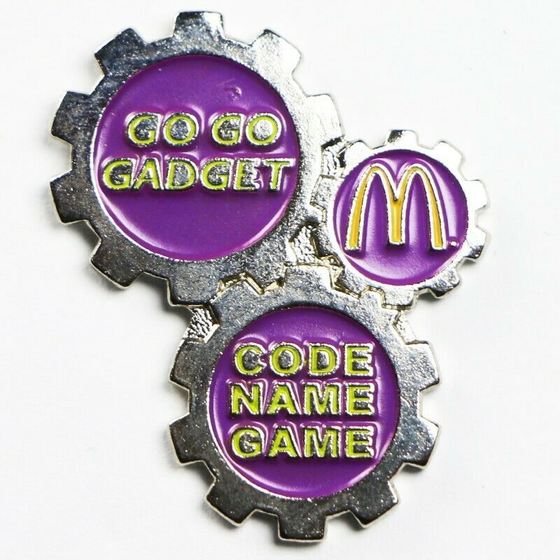 McDonald's Disney Inspector Gadget Code Name Game Lapel Pin - Fazoom
