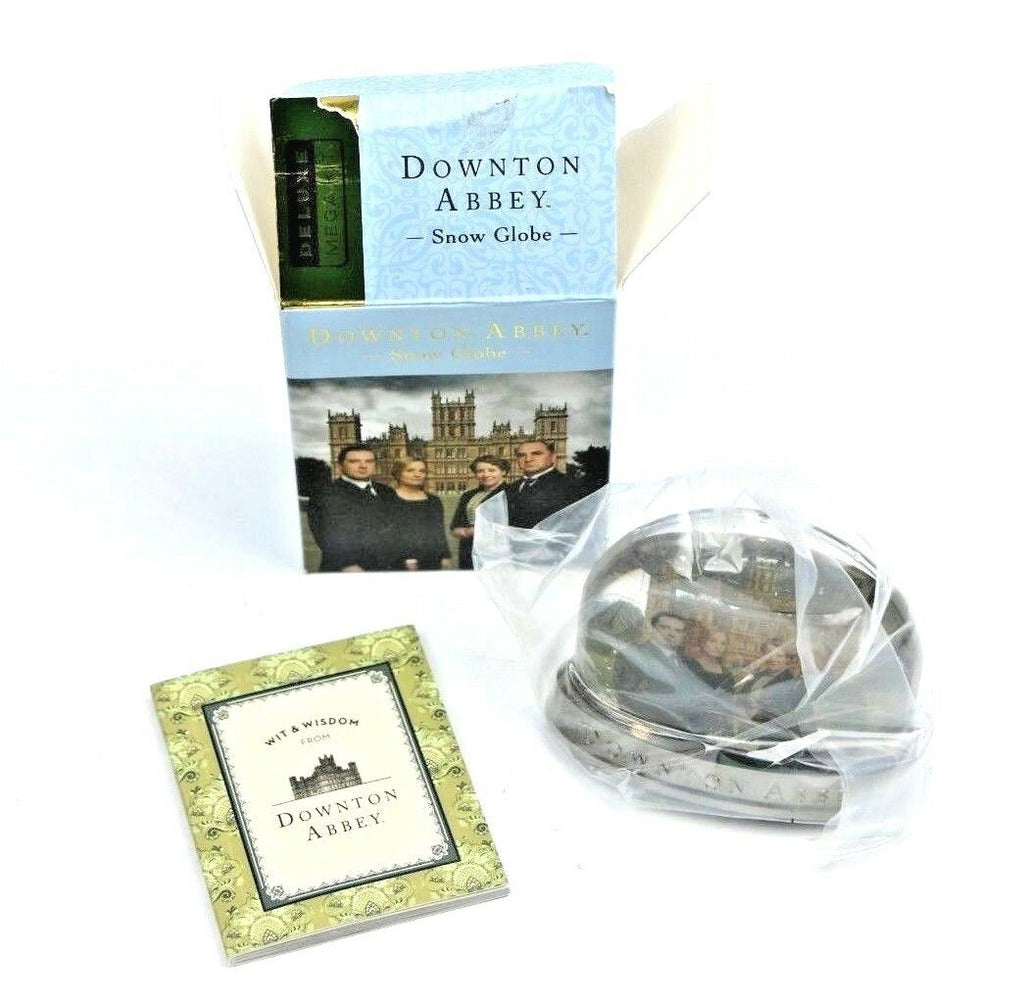 Downton Abbey Manor House Mini Snow Globe & Book - Fazoom