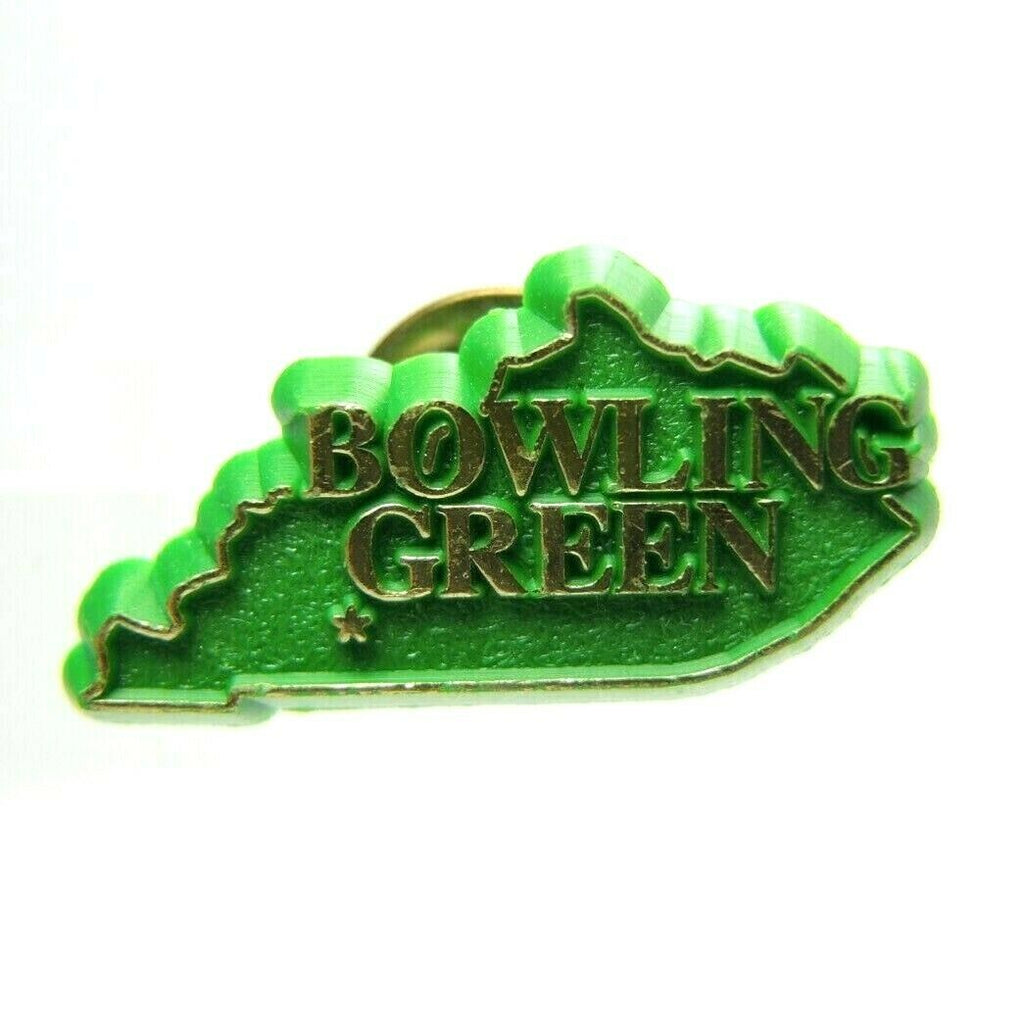 Bowling Green Kentucky Plastic Souvenir Lapel Pin - Fazoom