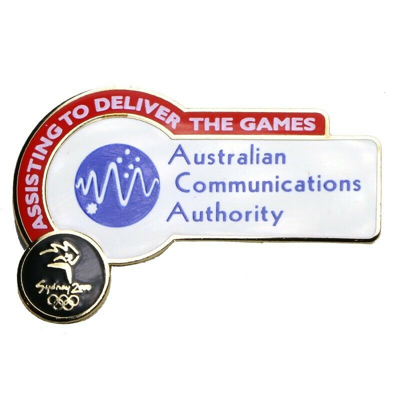 2000 Sydney Summer Olympics Australian Communications Authority Lapel Pin - Fazoom