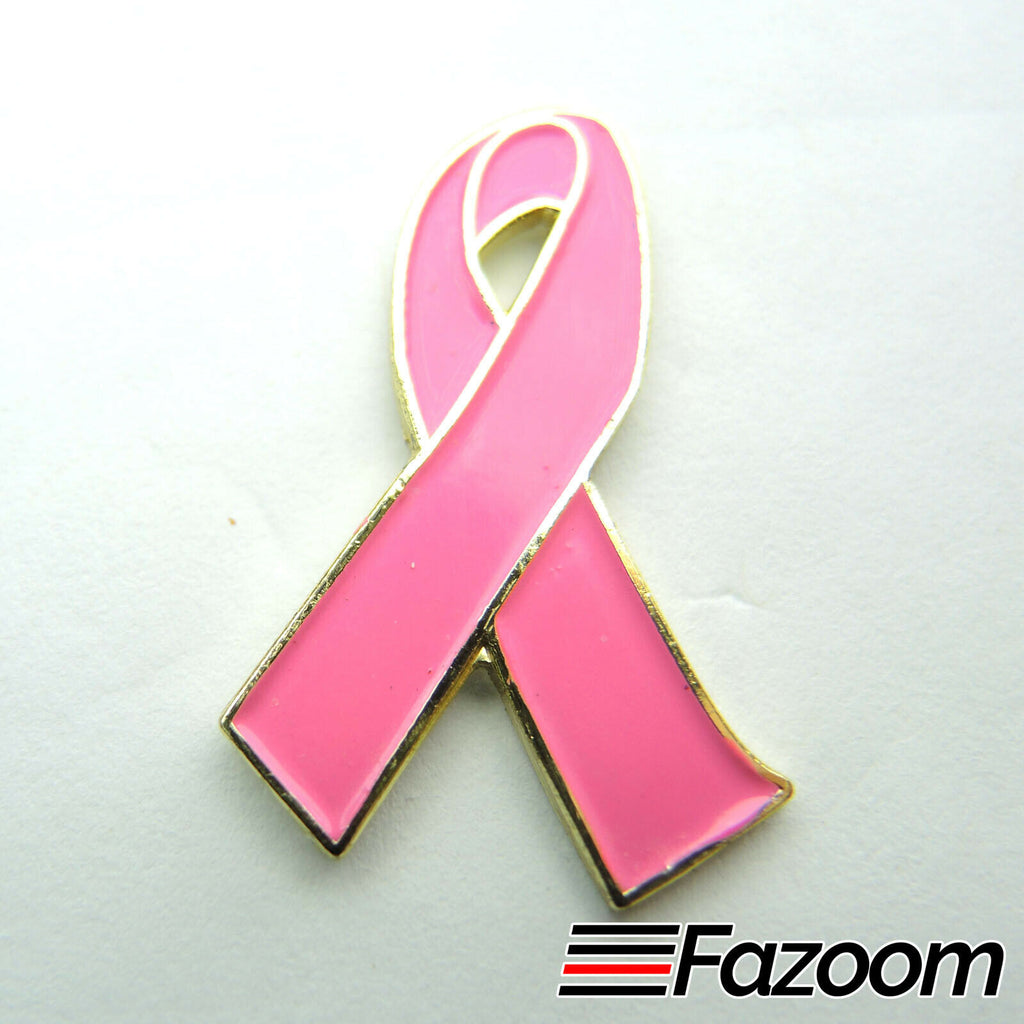 Pink Ribbon Lapel Pin - Fazoom