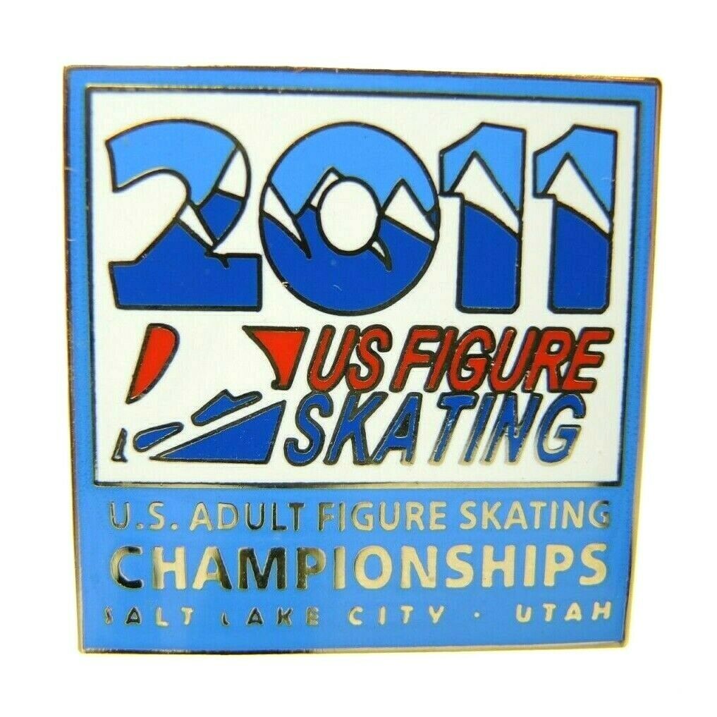 2011 US Figure Skating Adult Championships Salt Lake City Utah Lapel Pin - Fazoom