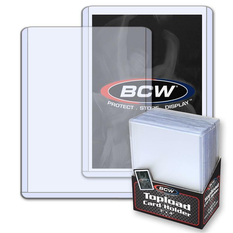Pack of 25 BCW 3x4 Topload Card Holder ~ Standard ~ 1 Pack of 25 ~ 1-TLCH-N - Fazoom