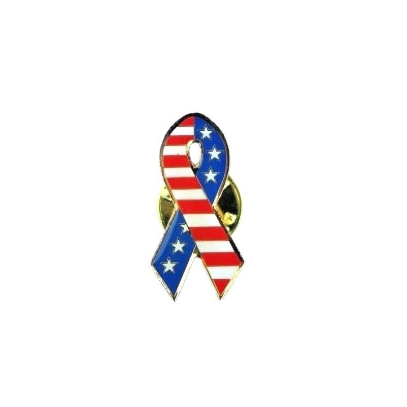 9/11 September 11th 2001 Awareness US USA Flag Ribbon Lapel Pin - Fazoom