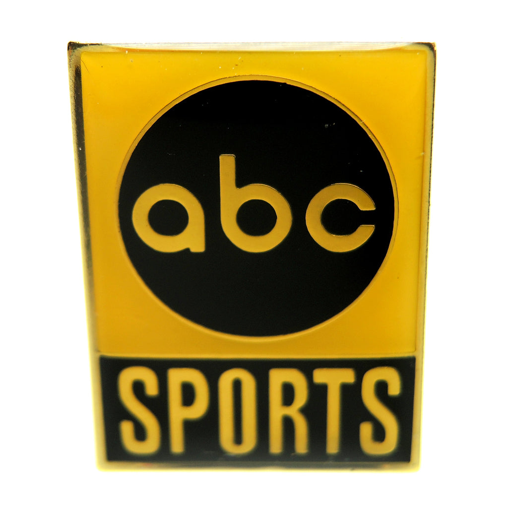 ABC Sports Media Vintage Yellow Lapel Pin - Fazoom