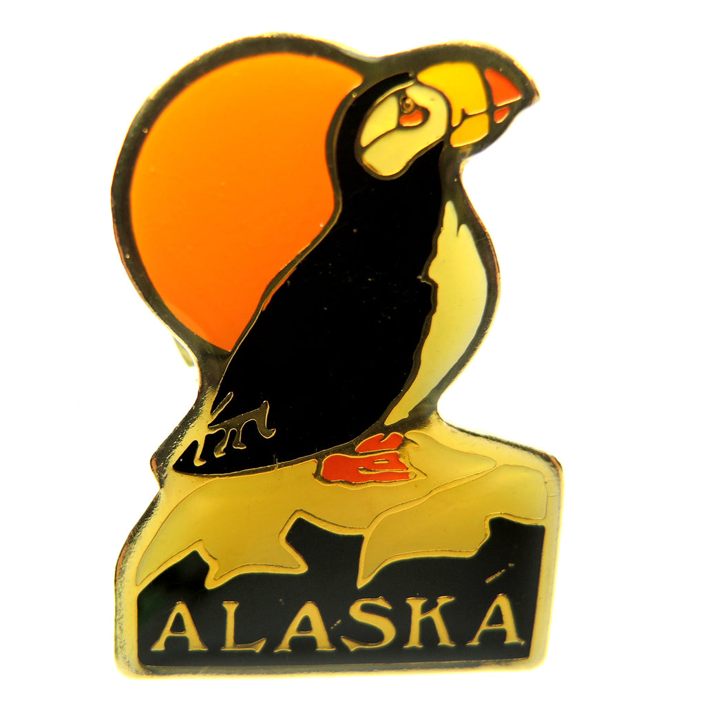 Alaska Puffin Souvenir Lapel Pin - Fazoom