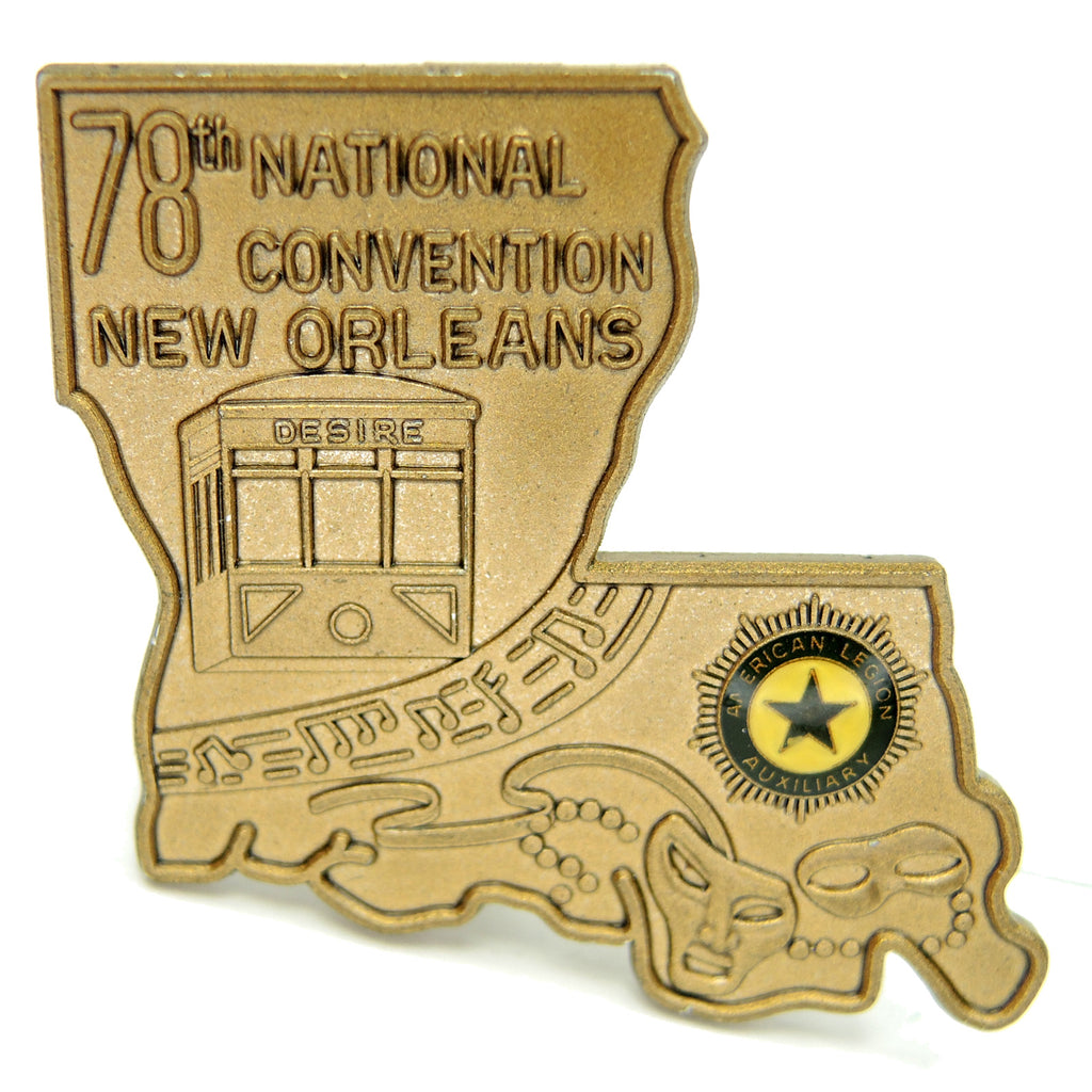 American Legion Auxiliary 78th National Convention 1998 New Orleans Louisiana Pin
