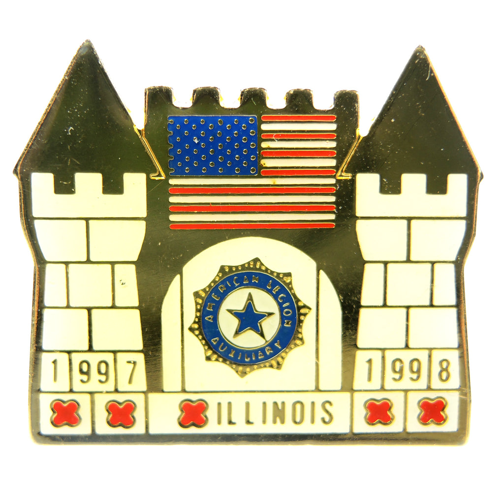 American Legion Auxiliary Illinois 1997-1998 Lapel Pin