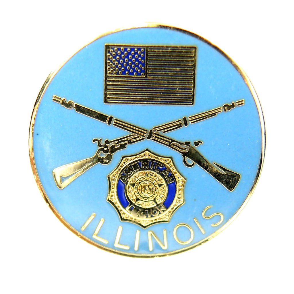 American Legion Illinois Clay Lofton Department Commander 1987-1988 Lapel Pin