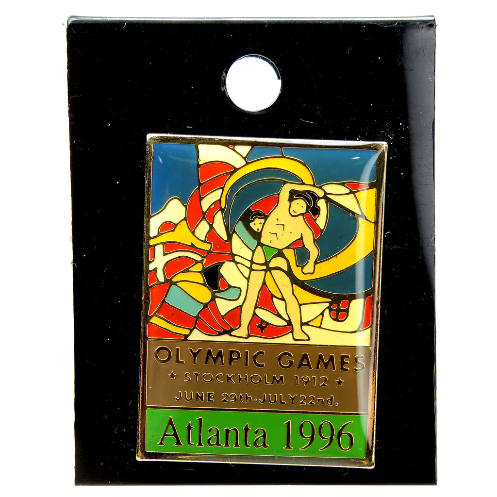 Atlanta 1996 Summer Olympic Games 1912 Stockholm Program Lapel Pin