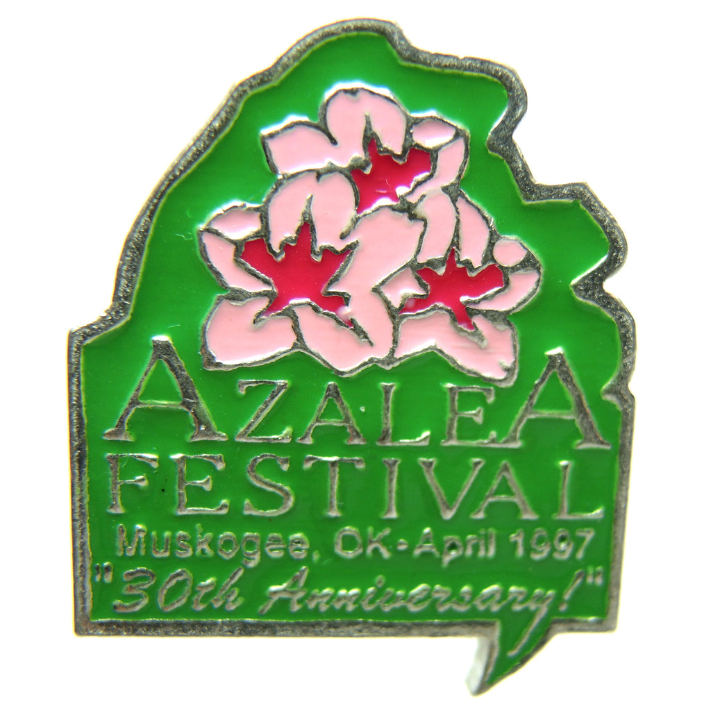 Azalea Festival Muskogee Oklahoma 1997 Lapel Pin - Fazoom