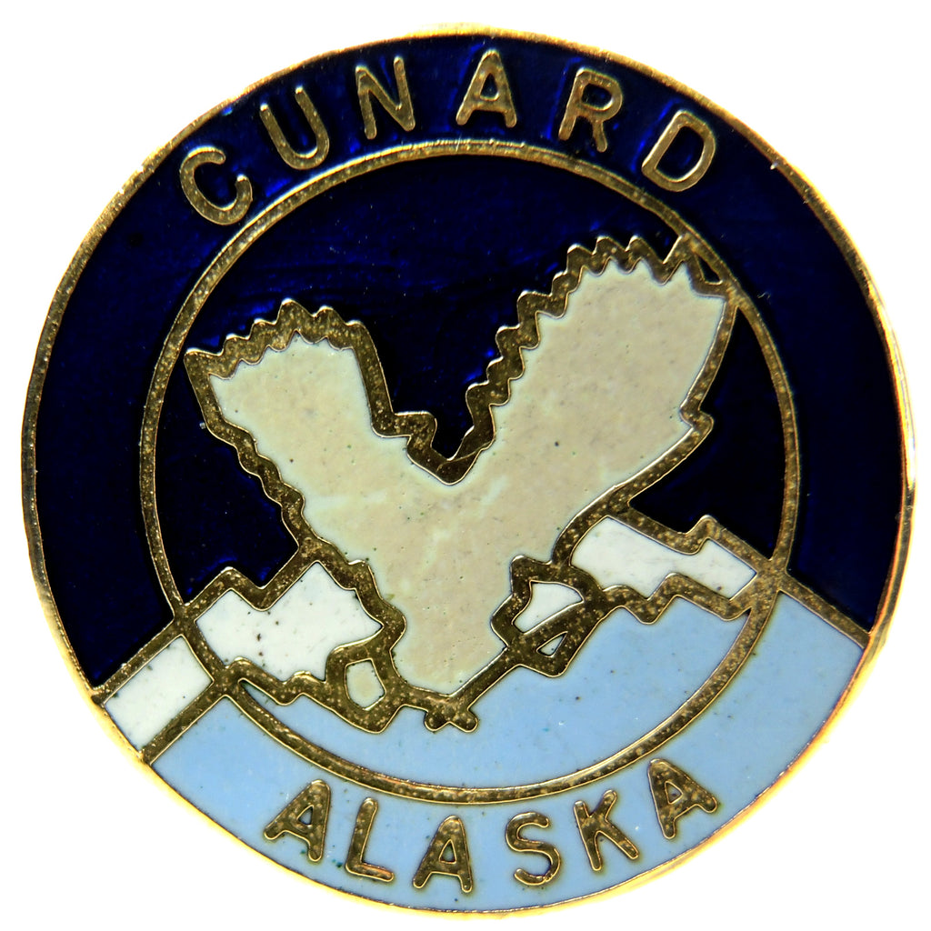 Cunard Alaska Eagle Lapel Pin