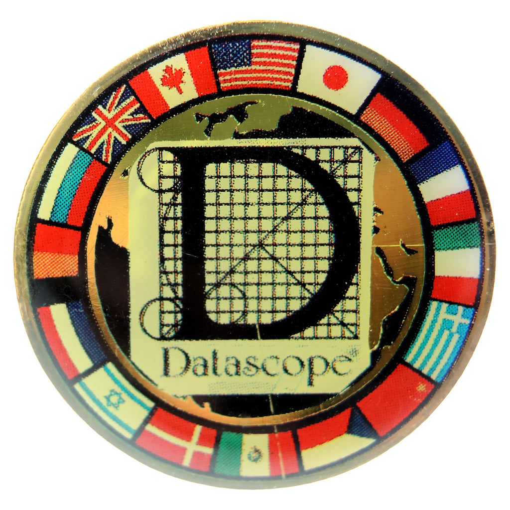 Datascope World Flags Lapel Pin