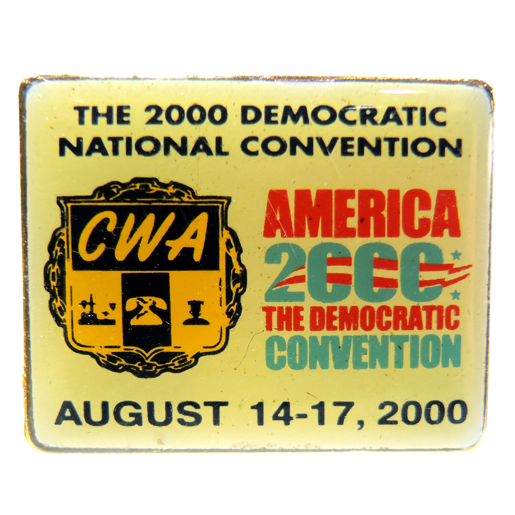 Democratic National Convention 2000 CWA California Lapel Pin