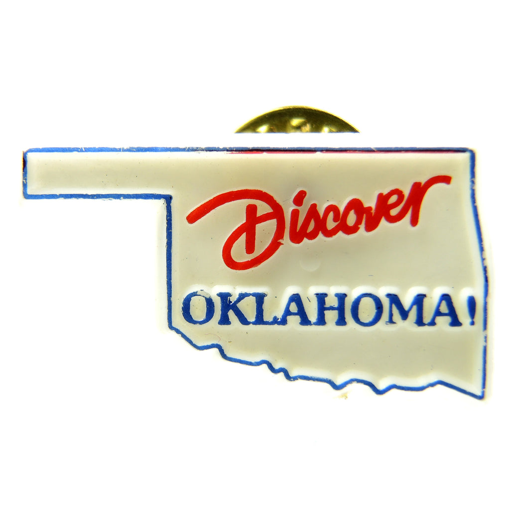 Discover Oklahoma Lapel Pin