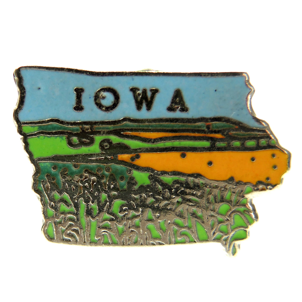 Iowa Corn Field Lapel Pin