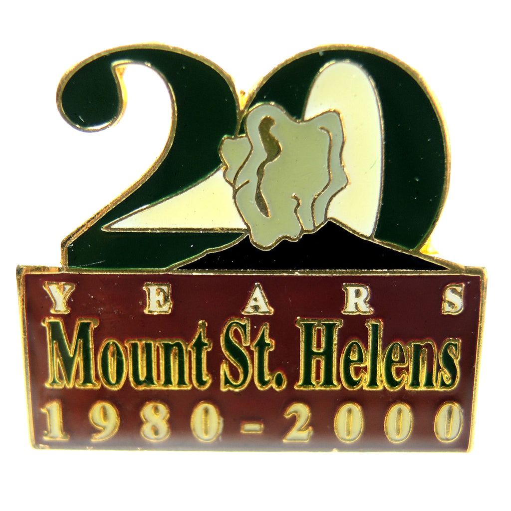 Mount Saint Helens Washington 20th Anniversary 1980-2000 Lapel Pin