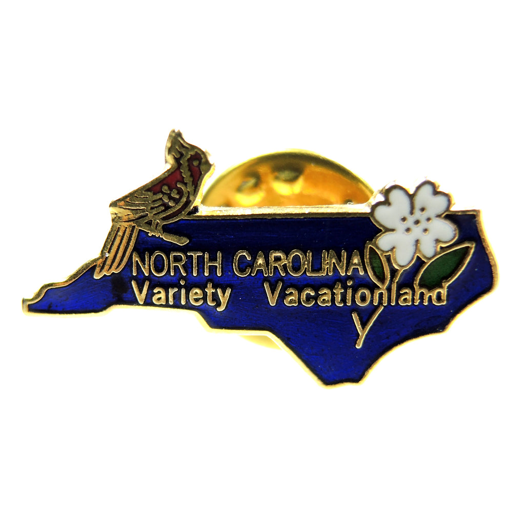 North Carolina Variety Vacationland Lapel Pin