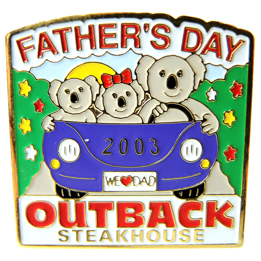 Outback Steakhouse Father's Day 2003 Lapel Pin - Fazoom