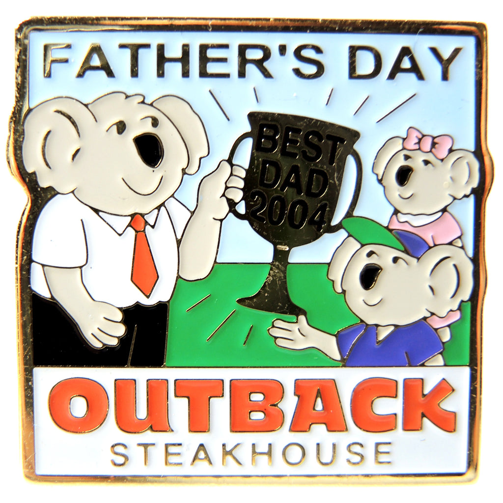 Outback Steakhouse Father's Day 2004 Lapel Pin - Fazoom