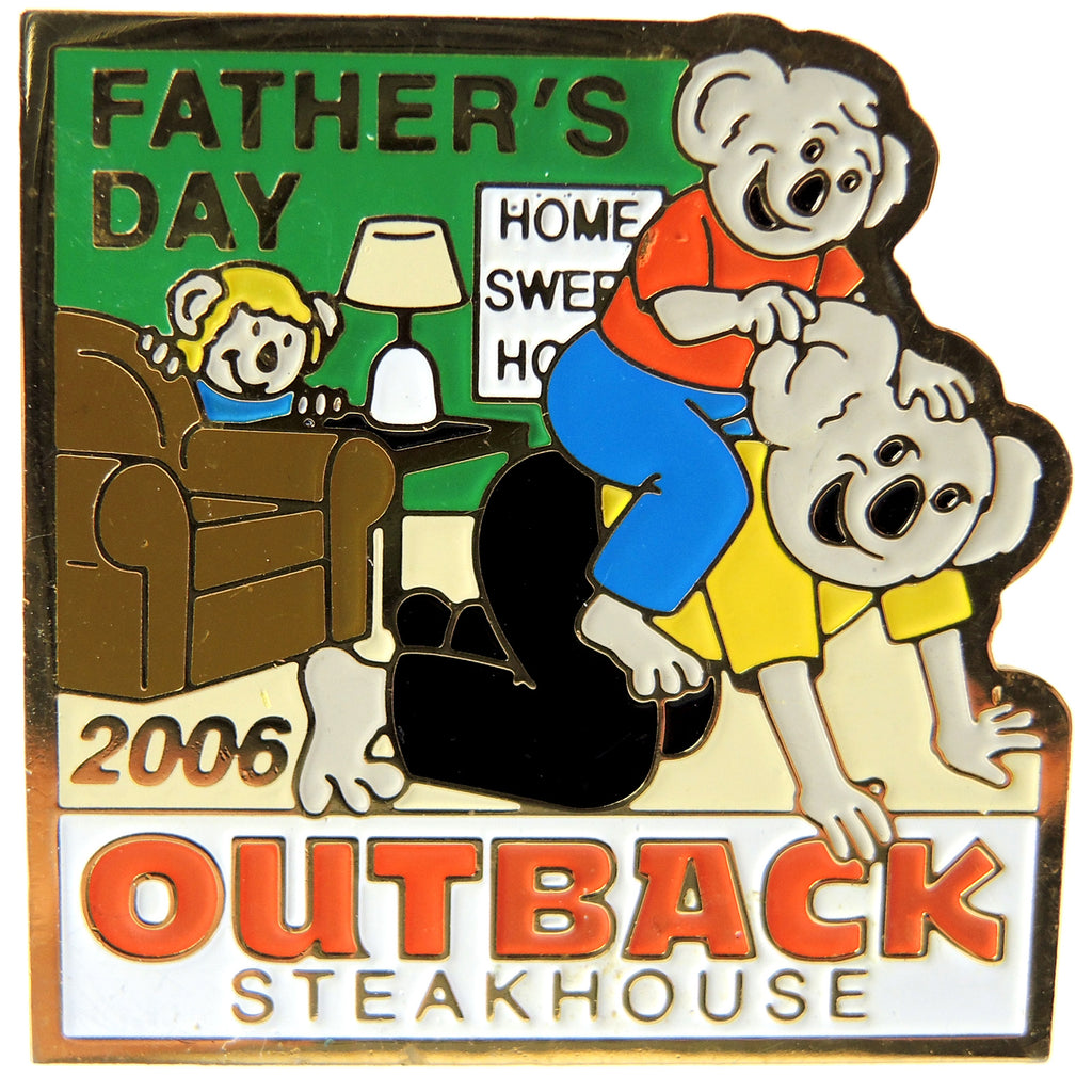 Outback Steakhouse Father's Day 2006 Lapel Pin - Fazoom