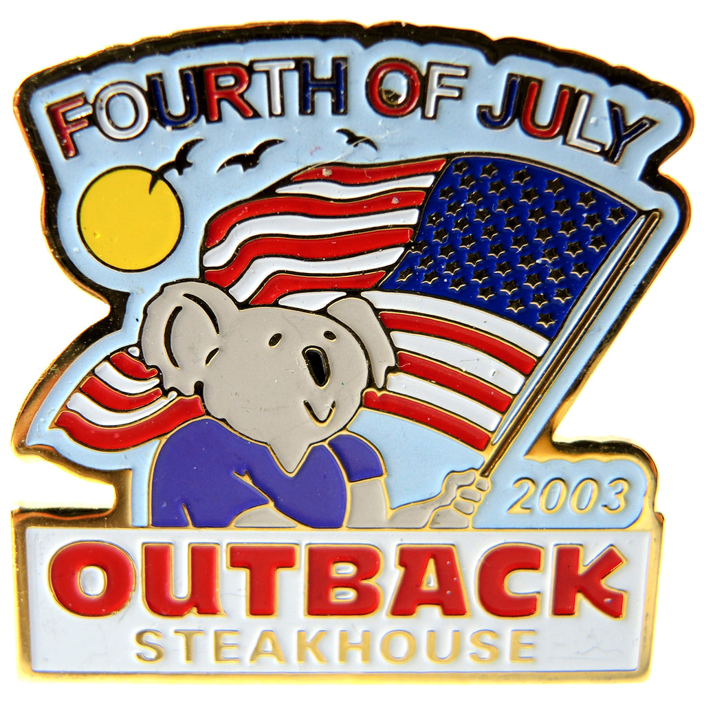 Outback Steakhouse Fourth of July 2003 Lapel Pin - Fazoom