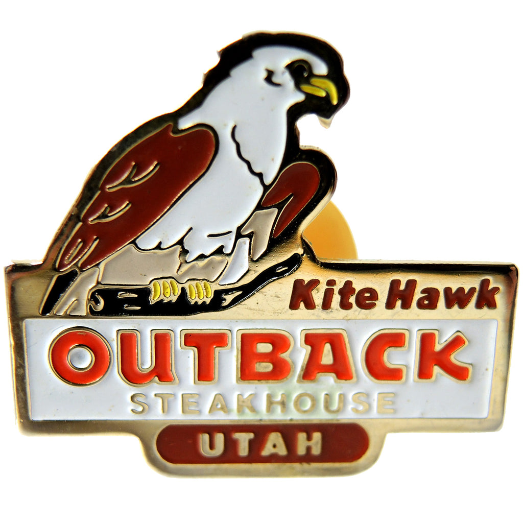 Outback Steakhouse Kite Hawk Utah Lapel Pin - Fazoom