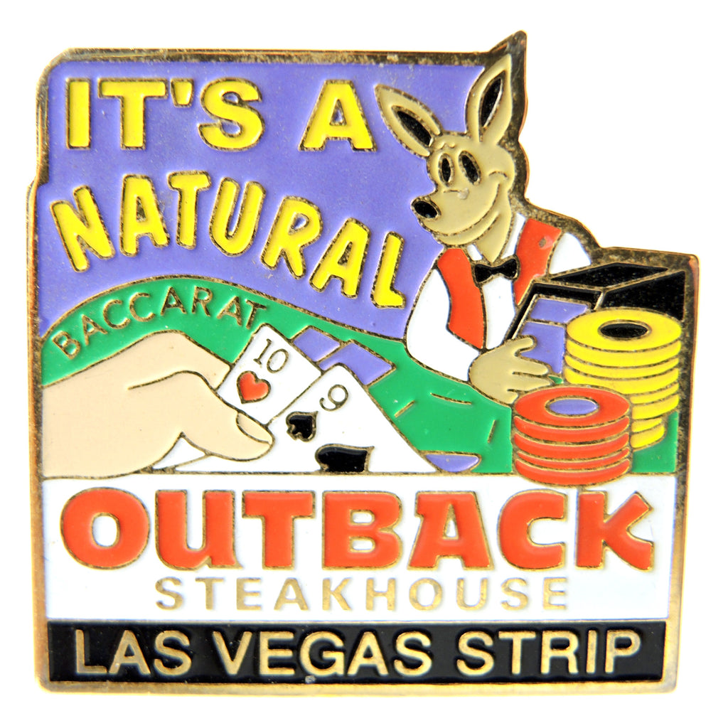 Outback Steakhouse Las Vegas Strip It's A Natural Lapel Pin - Fazoom