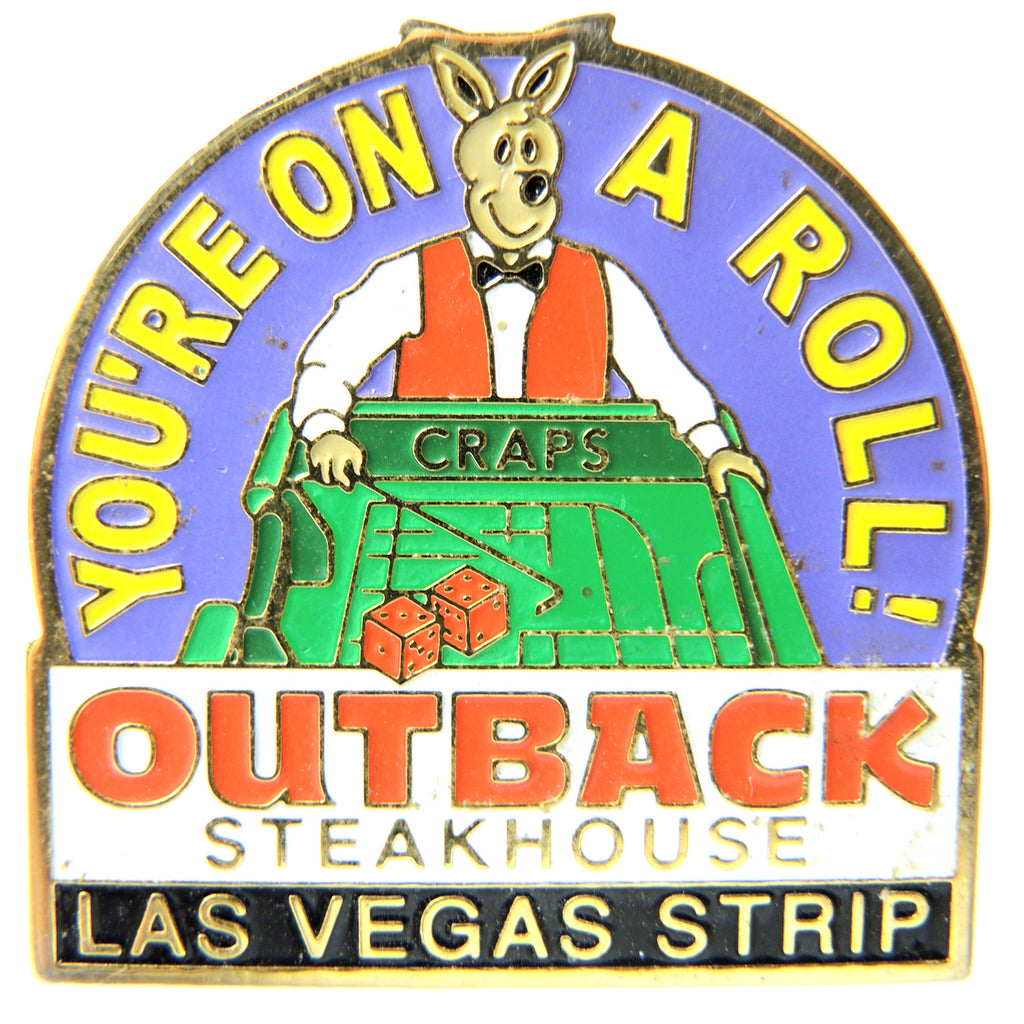 Outback Steakhouse Las Vegas Strip You're On A Roll Lapel Pin - Fazoom