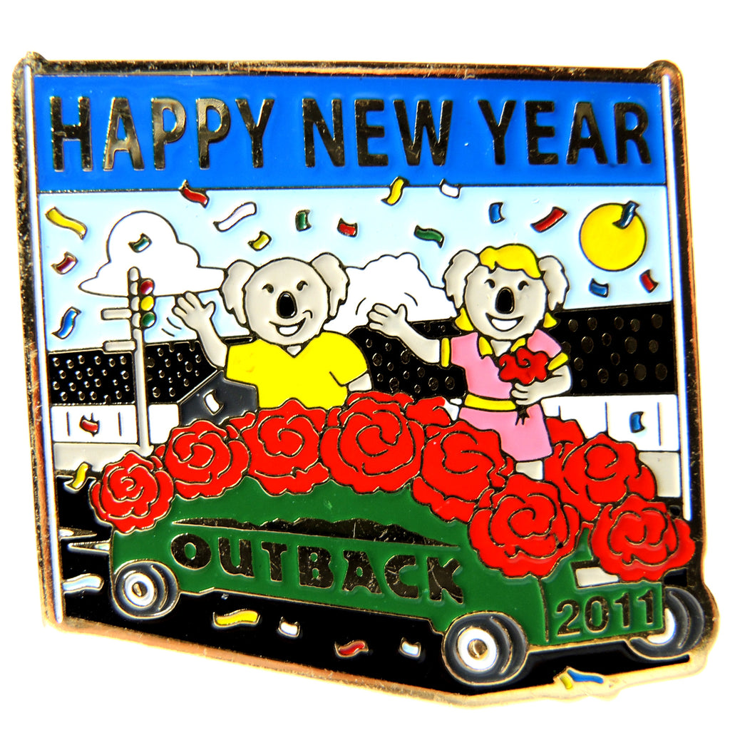 Outback Steakhouse New Year's 2011 Lapel Pin - Fazoom