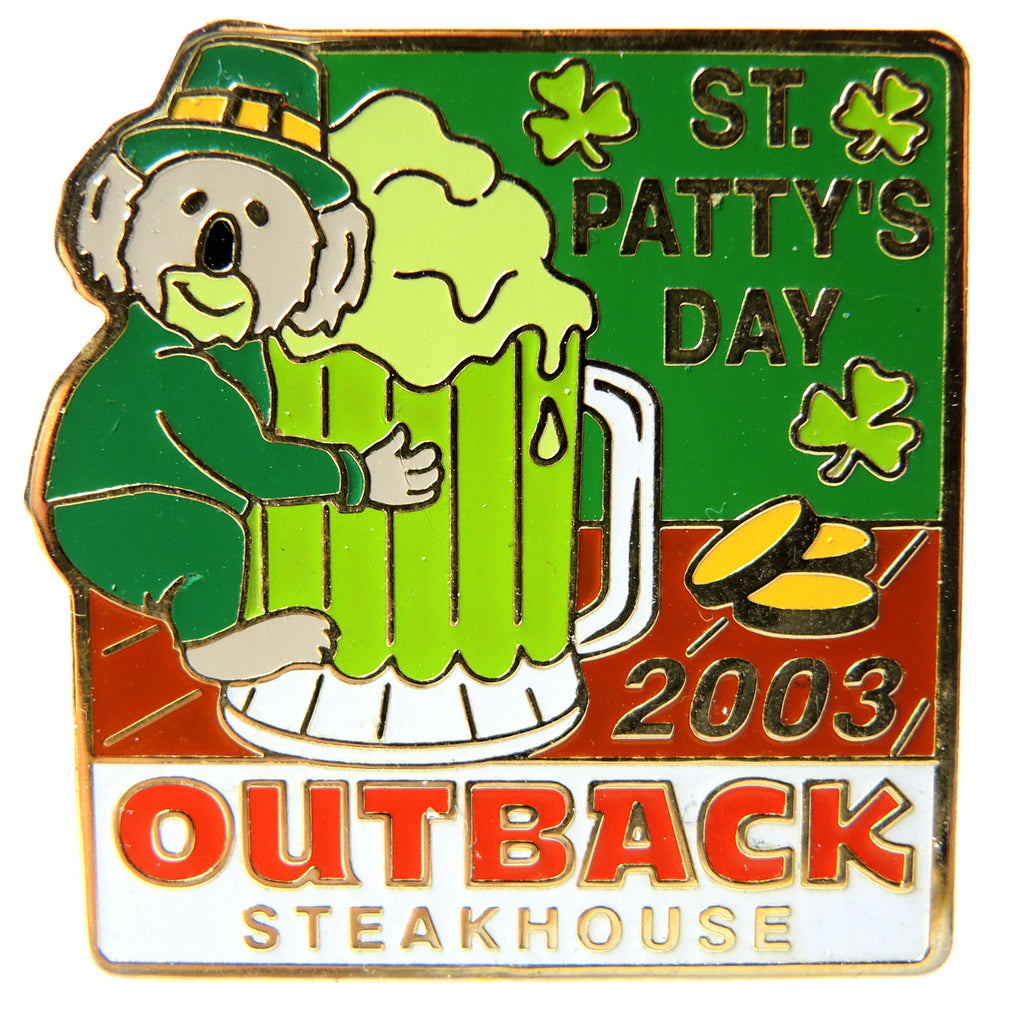Outback Steakhouse St. Patty's 2003 Lapel Pin - Fazoom