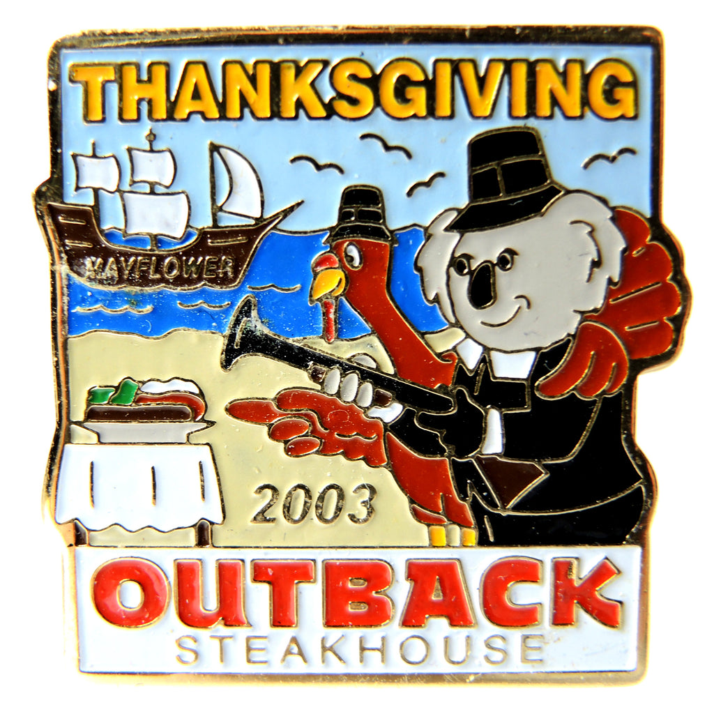 Outback Steakhouse Thanksgiving 2003 Lapel Pin - Fazoom