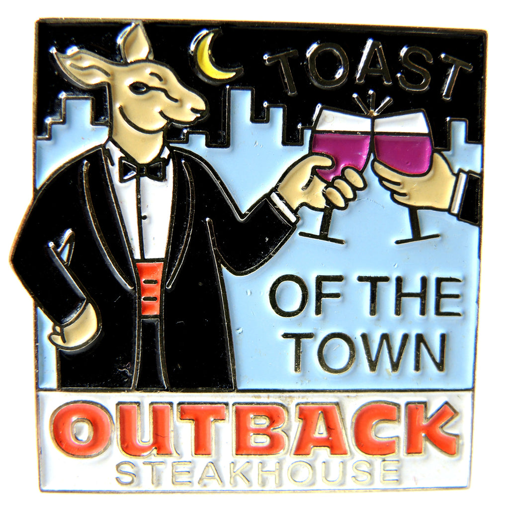 Outback Steakhouse Toast of the Town Lapel Pin - Fazoom