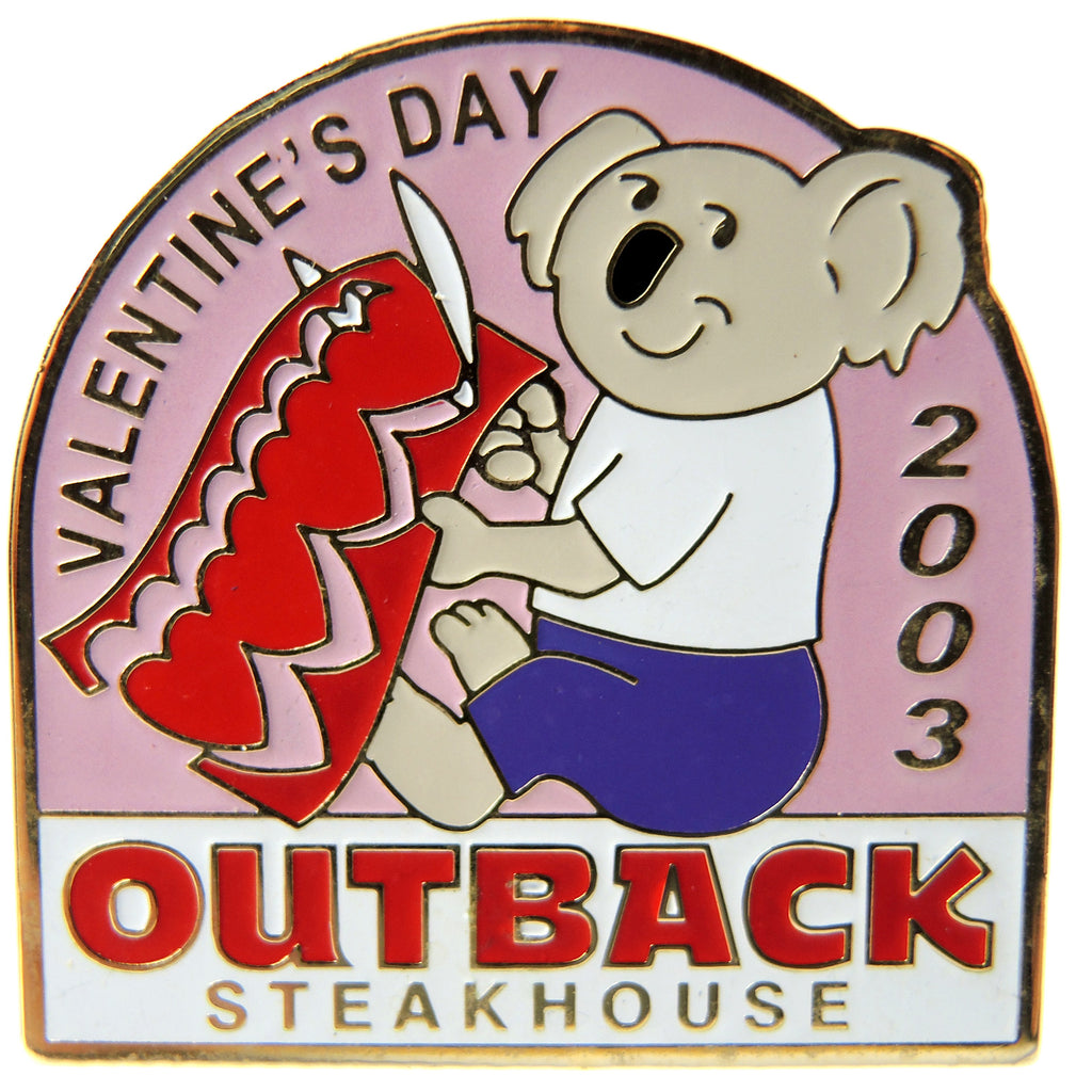 Outback Steakhouse Valentine's Day 2003 Lapel Pin - Fazoom