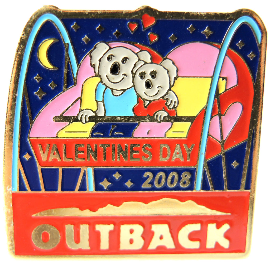 Outback Steakhouse Valentine's Day 2008 Lapel Pin - Fazoom